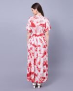 Red Tie-Dye Maxi Dress – FACOBE women’s dress