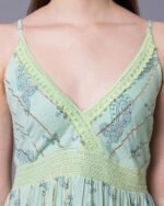 Green Royal Bloom Maxi Dress – FACOBE women’s dress