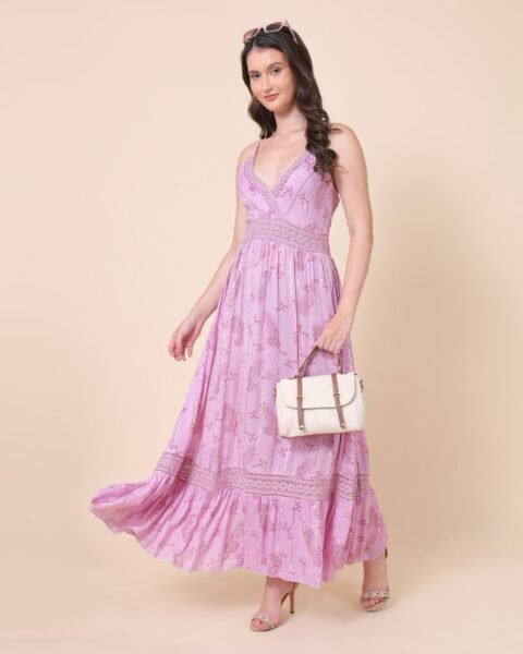 Pink Classic Curve Maxi Dress