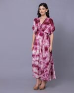 Pink Modern Spark Maxi Dress – FACOBE women’s dress