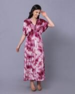Pink Modern Spark Maxi Dress – FACOBE women’s dress