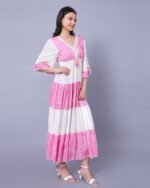 Pink Sunshine Bloom Maxi Dress – FACOBE women’s dress