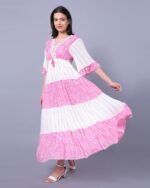 Pink Sunshine Bloom Maxi Dress – FACOBE women’s dress