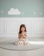 Multicolor Butterfly Printed Short Sleeve Dress – FACOBE girls dress